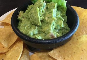 Maria's Kitchen guacamole with chips