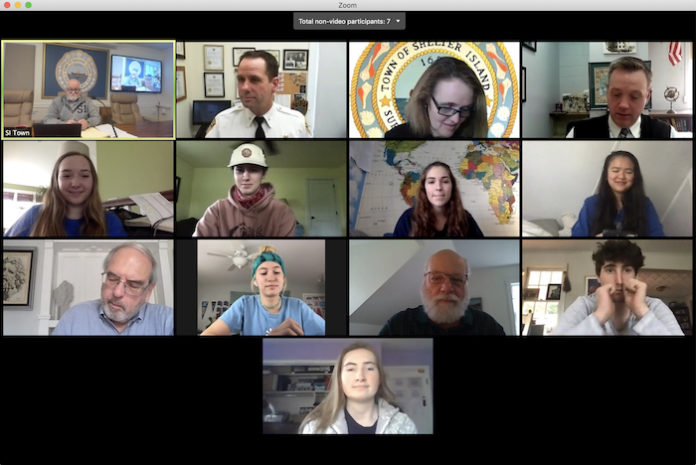 High School Seniors at Town Meeting